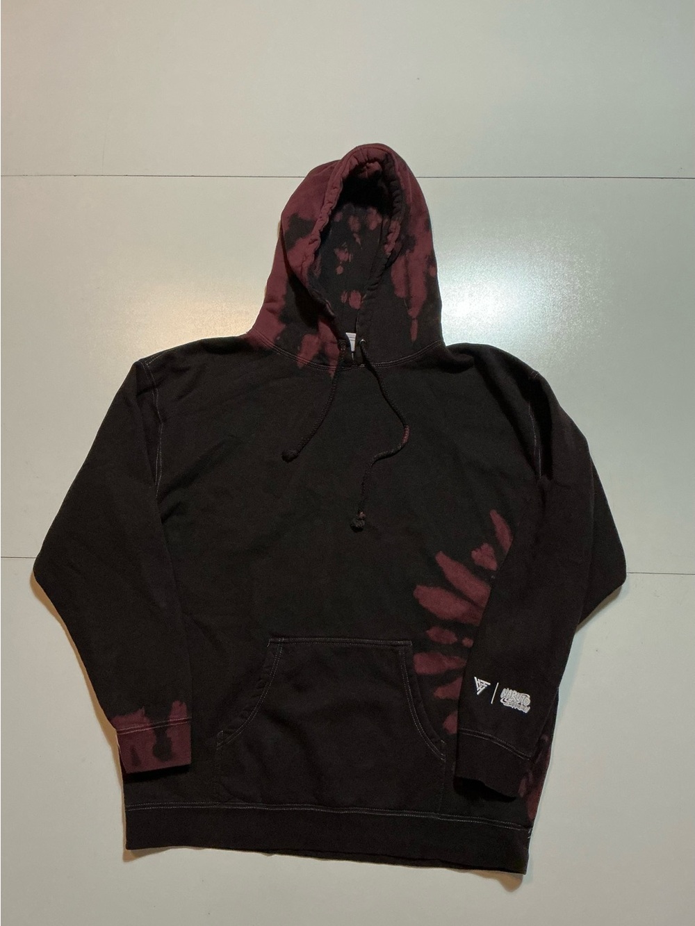 Hypland X Naruto Shippuden Kisame Hoshigaki Blank Tie Dye Pullover Hoodie